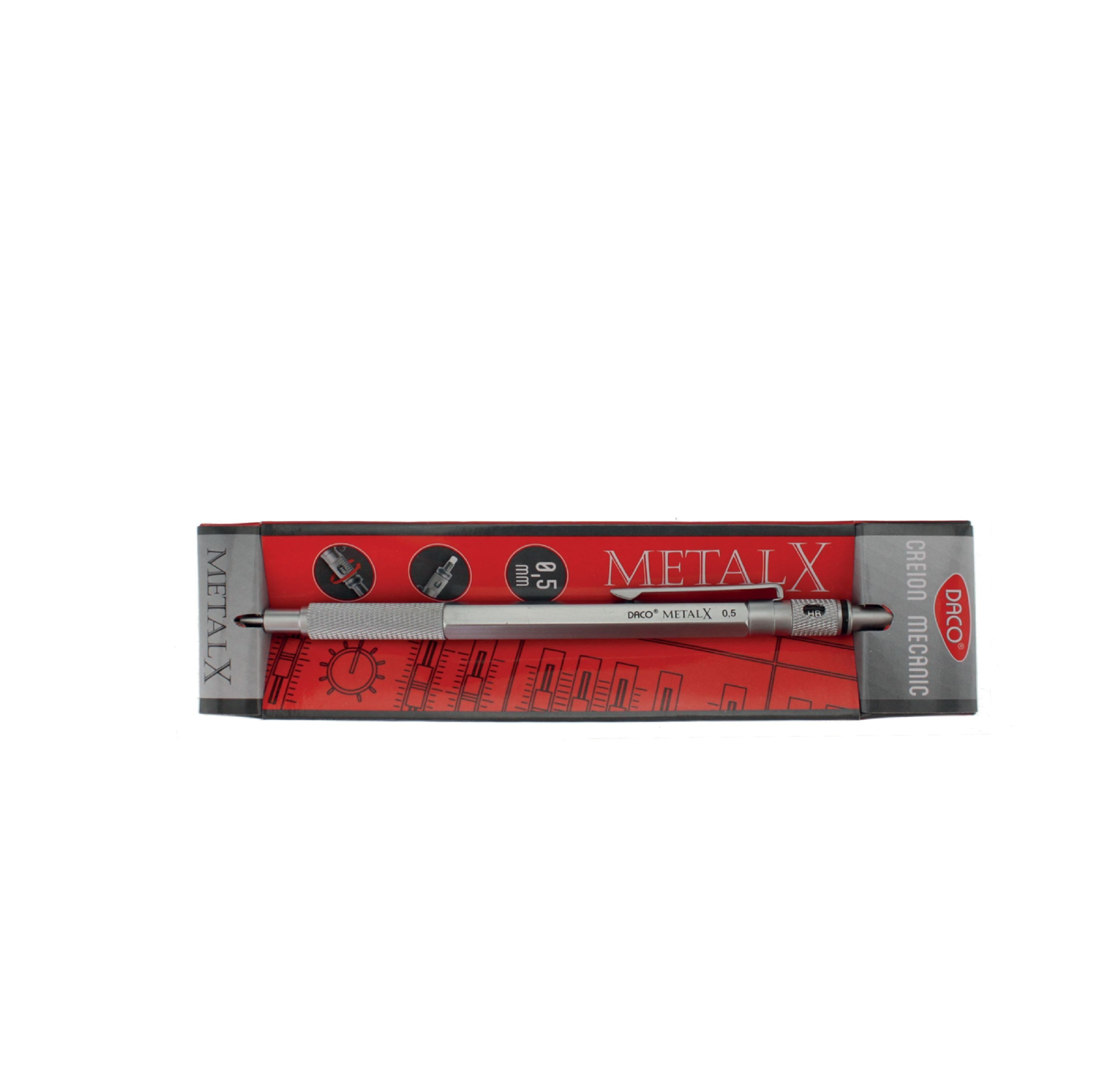 Creion Mecanic Daco 0.5 mm Metalx