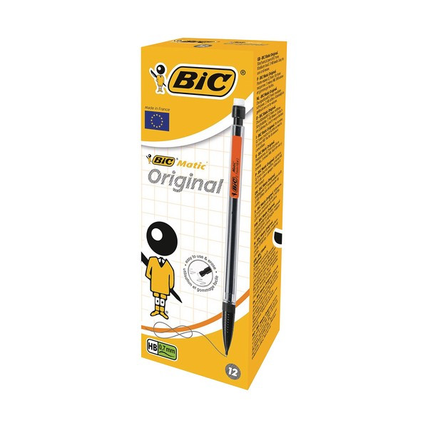 Creion mecanic BIC Matic Classic, 0.7 mm, 12 buc/cutie