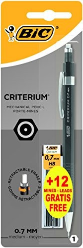 Creion mecanic BIC Criterium, 0.7 mm, 1 buc/blister + mine