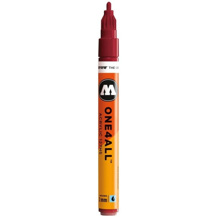 Marker acrilic Molotow ONE4ALL™ 127HS, 2 mm, burgundy
