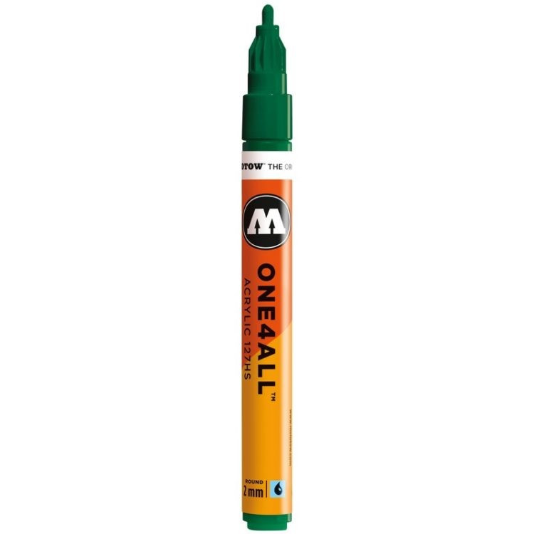 Marker acrilic Molotow ONE4ALL™ 127HS, 2 mm, mister greeen