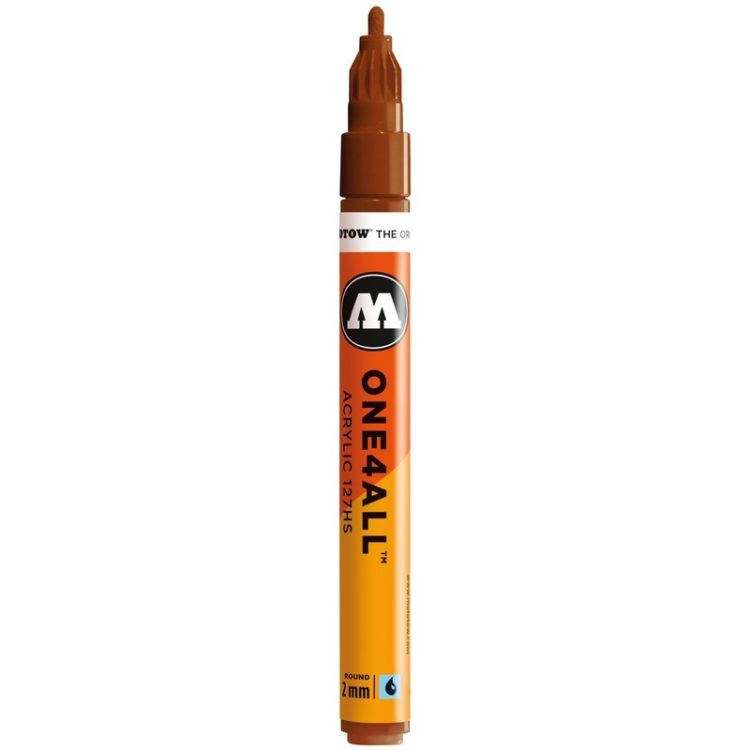 Marker acrilic Molotow ONE4ALL™ 127HS, 2 mm, hazelnut brown