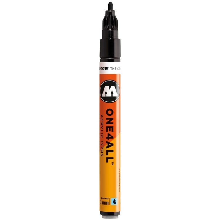 Marker acrilic Molotow ONE4ALL™ 127HS, 2 mm, signal black