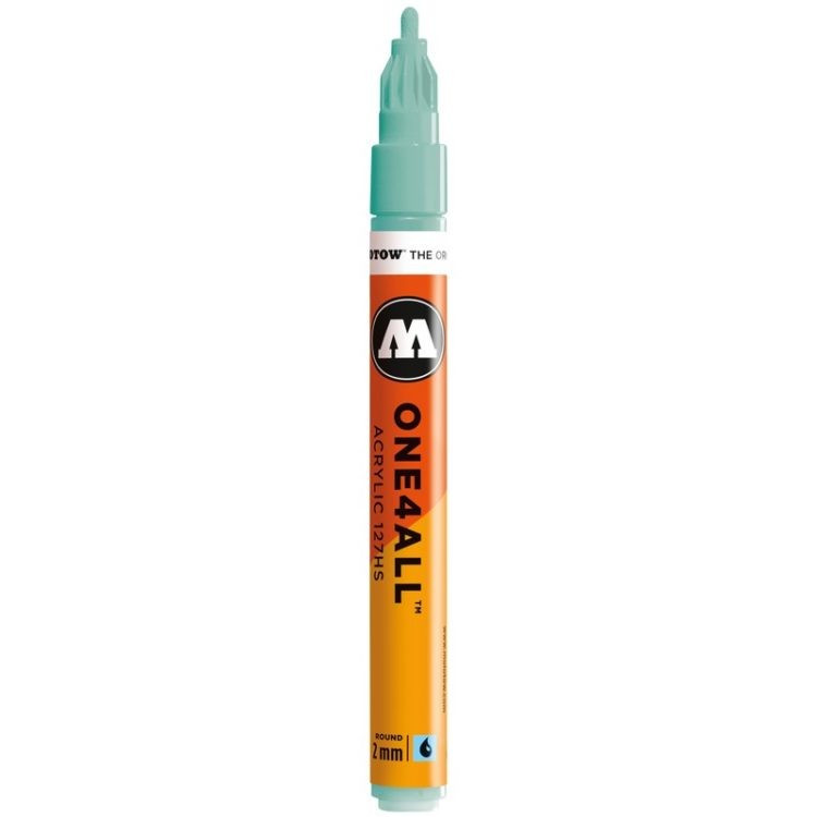 Marker acrilic Molotow ONE4ALL™ 127HS, 2 mm, lagoon blue pastel