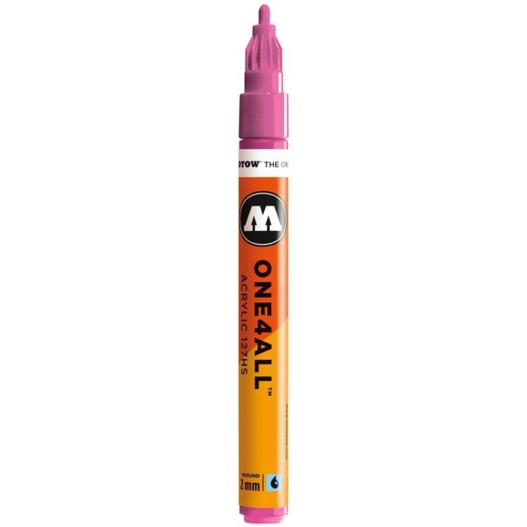 Marker acrilic Molotow ONE4ALL™ 127HS, 2 mm, fuchsia pink