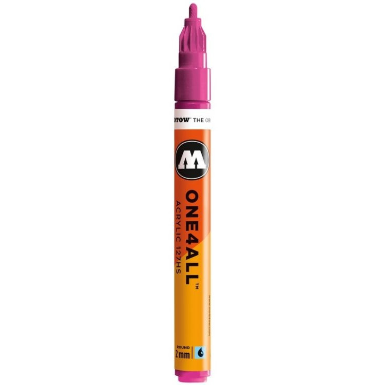 Marker acrilic Molotow ONE4ALL™ 127HS, 2 mm, magenta