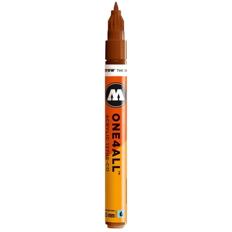 Marker acrilic Molotow ONE4ALL™127HS-CO, 1.5 mm, hazelnut brown