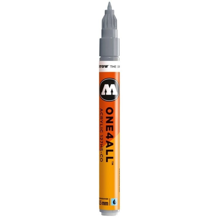 Marker acrilic Molotow ONE4ALL™127HS-CO, 1.5 mm, cool grey pastel