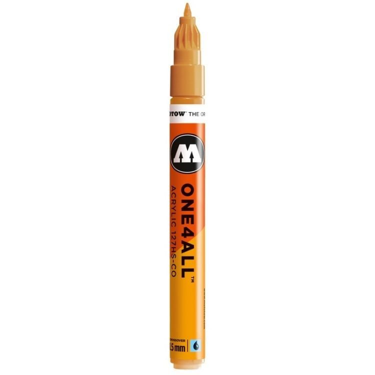 Marker acrilic Molotow ONE4ALL™127HS-CO, 1.5 mm, ocher brown light