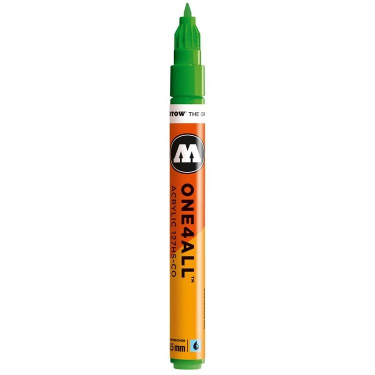 Marker acrilic Molotow ONE4ALL™127HS-CO, 1.5 mm, kacao77 universes green