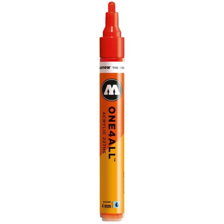 Marker acrilic Molotow ONE4ALL™ 227HS, 4 mm, traffic red