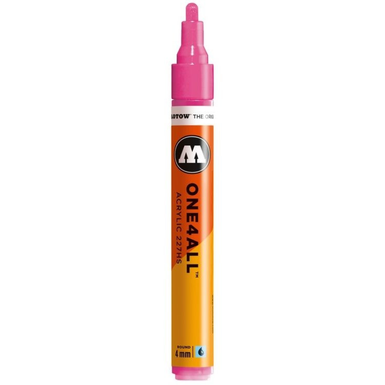 Marker acrilic Molotow ONE4ALL™ 227HS, 4 mm, neon pink