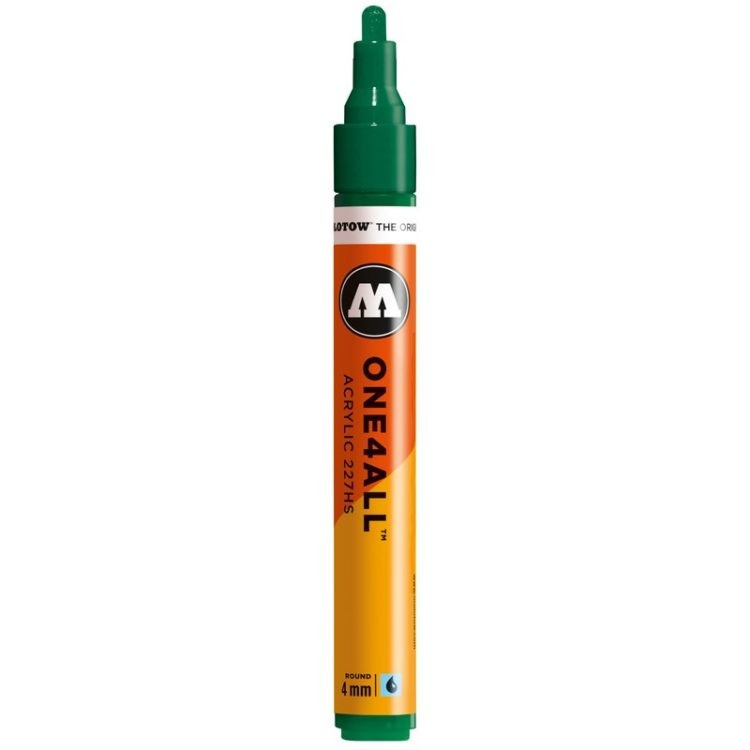 Marker acrilic Molotow ONE4ALL™ 227HS, 4 mm, MISTER GREEN