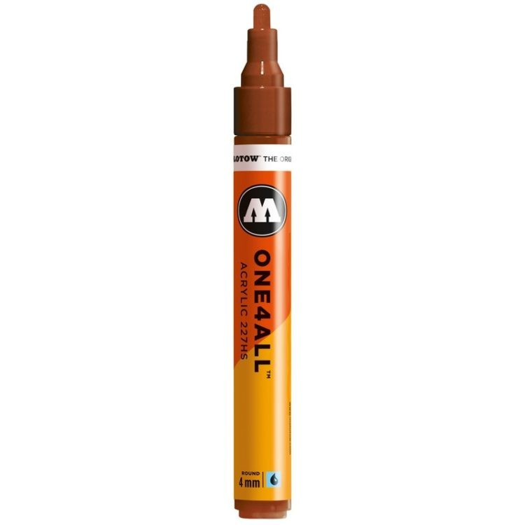 Marker acrilic Molotow ONE4ALL™ 227HS, 4 mm, hazelnut brown