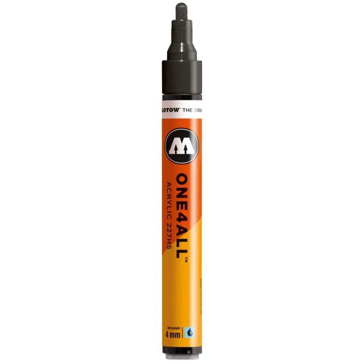 Marker acrilic Molotow ONE4ALL™ 227HS, 4 mm, signal black