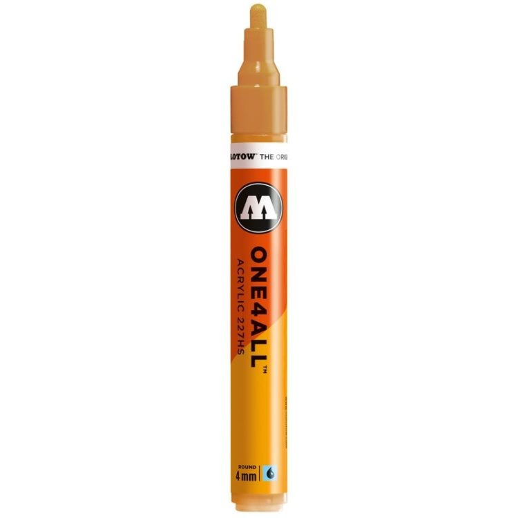 Marker acrilic Molotow ONE4ALL™ 227HS, 4 mm, ocher brown light