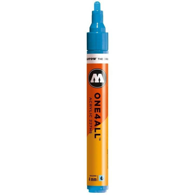 Marker acrilic Molotow ONE4ALL™ 227HS, 4 mm, shock blue