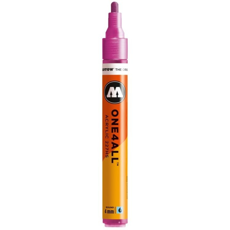 Marker acrilic Molotow ONE4ALL™ 227HS, 4 mm, metallic pink