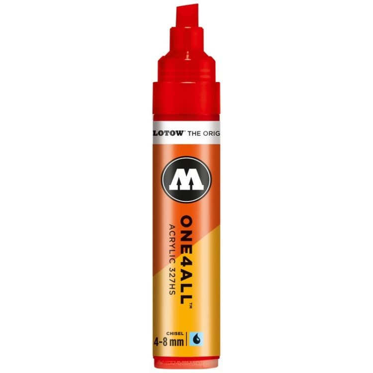 Marker acrilic Molotow ONE4ALL™ 327HS, 4-8 mm, traffic red