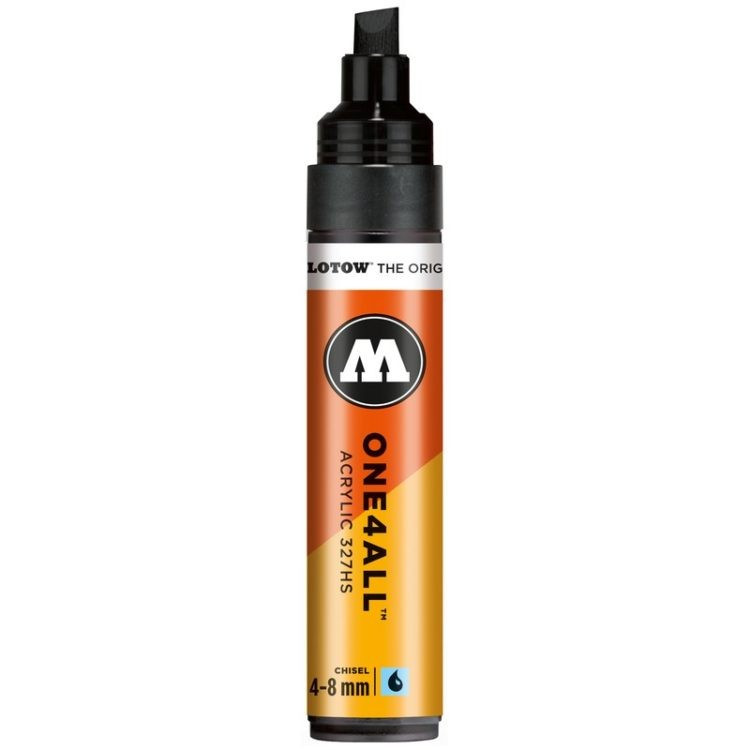 Marker acrilic Molotow ONE4ALL™ 327HS, 4-8 mm, signal black