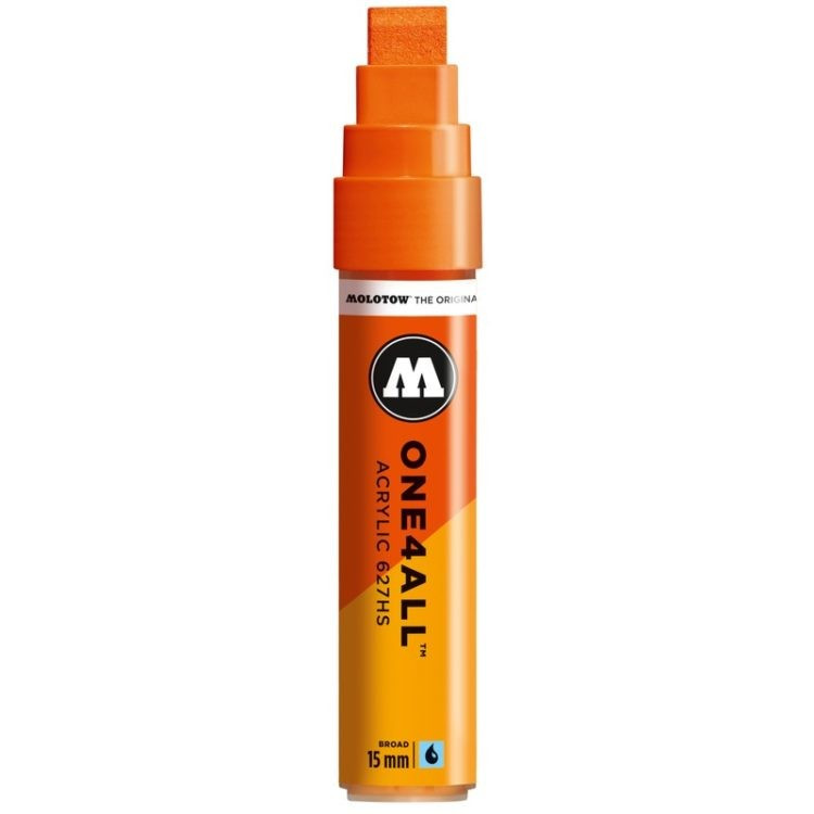 Marker Acrilic Molotow One4All™ 627Hs, 15 Mm, Dare Orange
