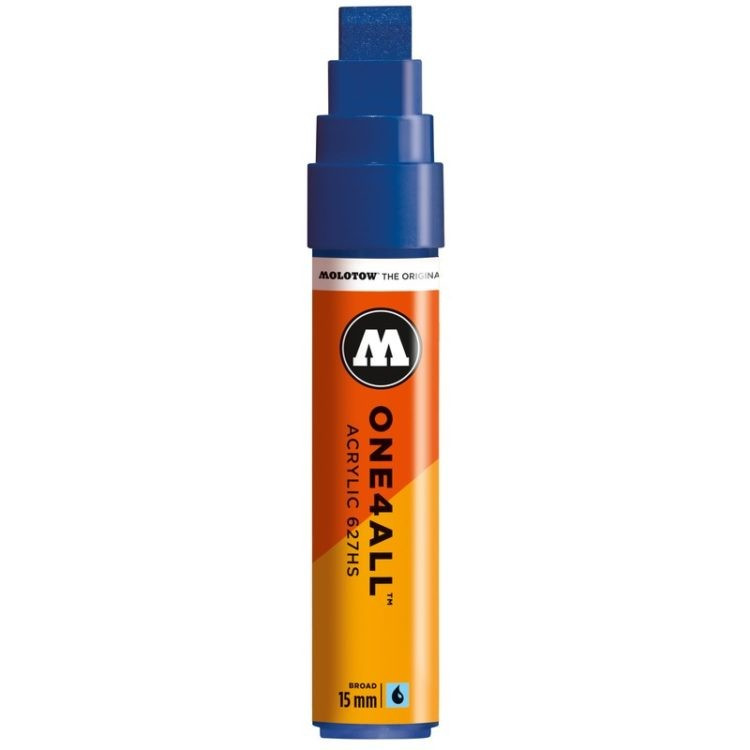 Marker Acrilic Molotow One4All™ 627Hs, 15 Mm, True Blue