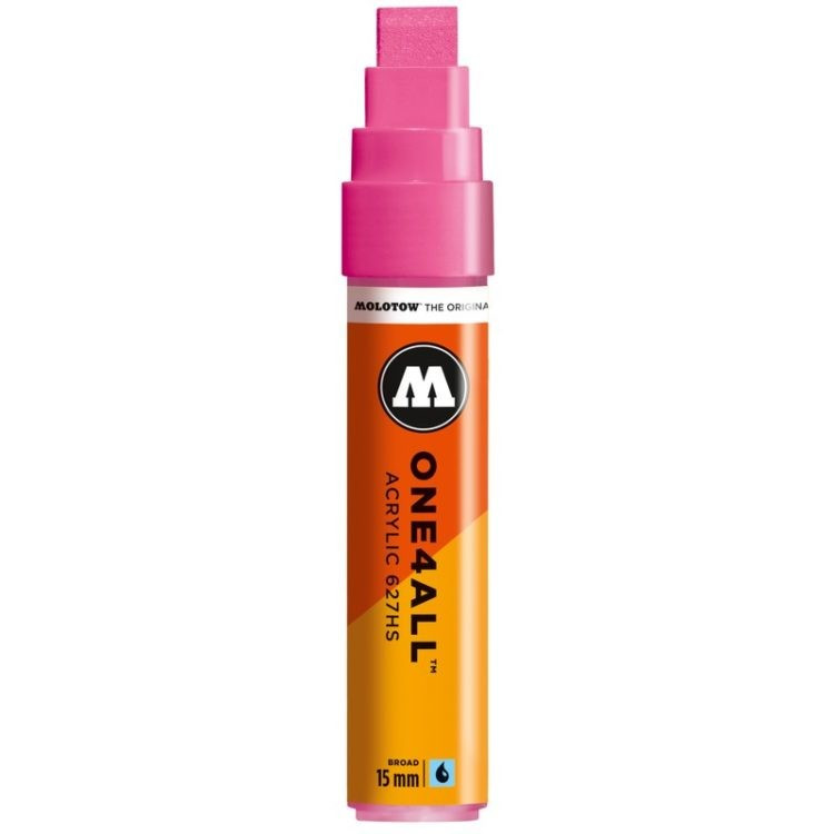 Marker Acrilic Molotow One4All™ 627Hs, 15 Mm, Neon Pink