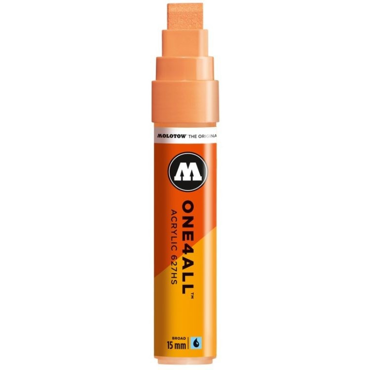 Marker Acrilic Molotow One4All™ 627Hs, 15 Mm, Peach Pastel