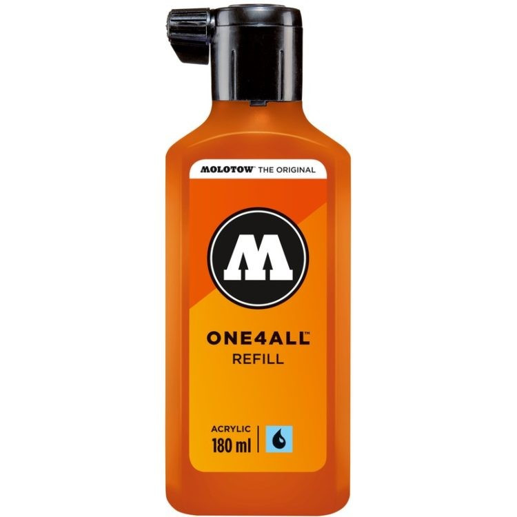 Rezervă Molotow One4All™, 180 Ml, Dare Orange