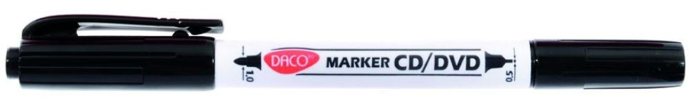Marker Cd/Dvd Daco 0.5 - 1.0 mm 2 Capete - Negru
