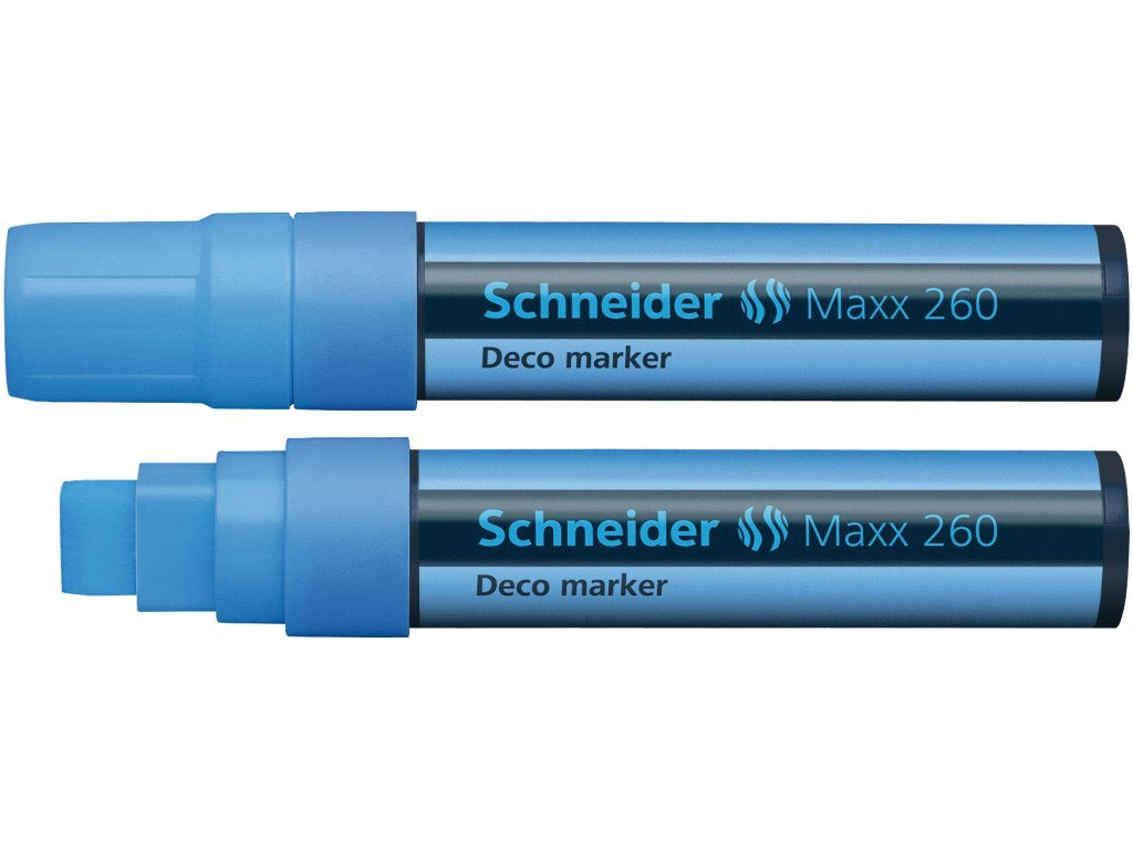 Marker Cu Creta Schneider Maxx 260 5 - 15 mm Varf Tesit - Albastru