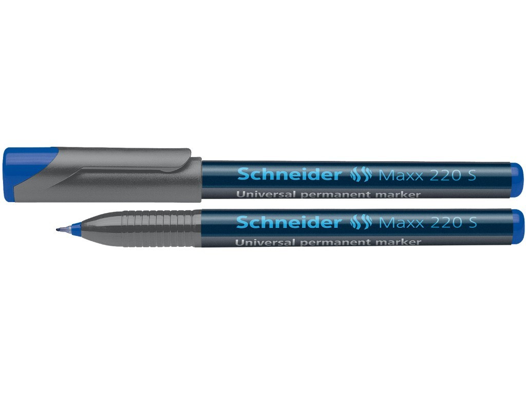 Marker Ohp Schneider Maxx 220 S 0.4 mm Varf Rotund - Albastru