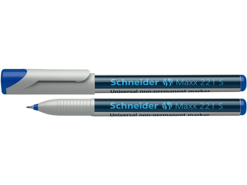 Marker Ohp Schneider Maxx 221 S 0.4 mm Varf Rotund - Albastru