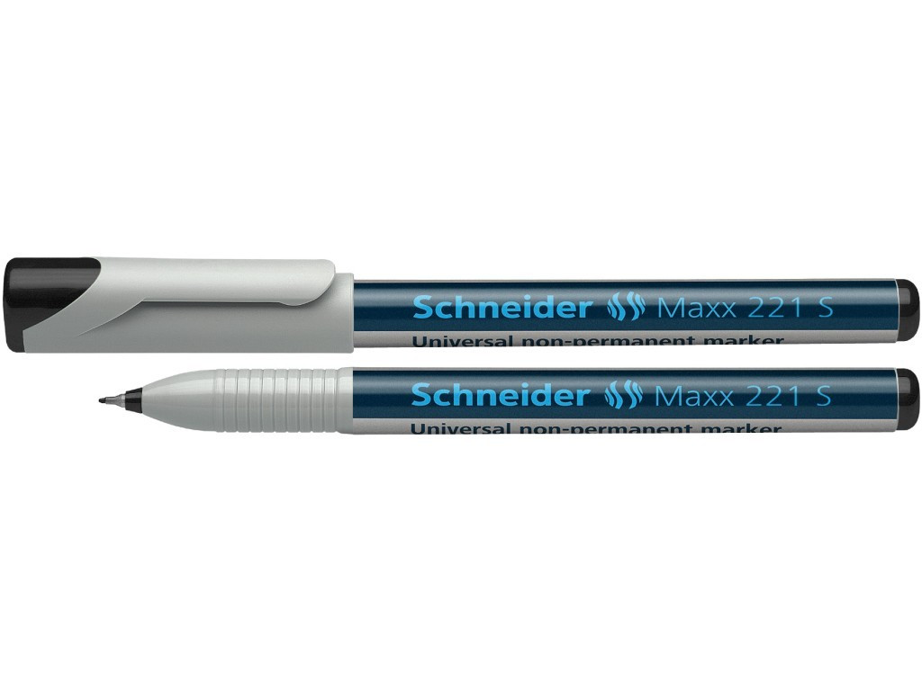 Marker Ohp Schneider Maxx 221 S 0.4 mm Varf Rotund - Negru