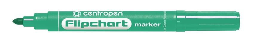 Marker Flipchart Centropen 8550 2.5 mm - Verde