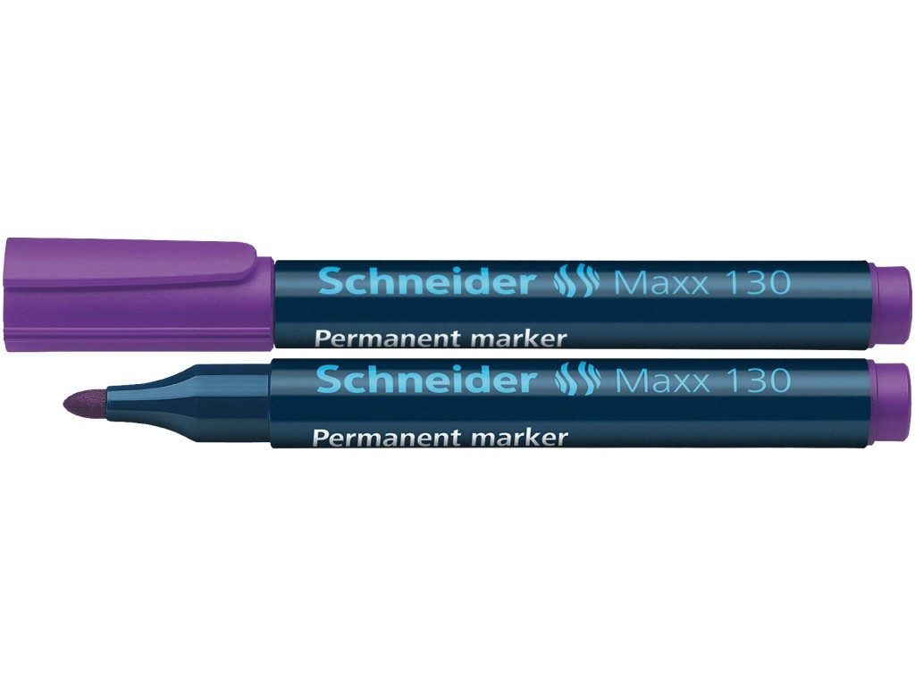 Marker Permanent Schneider Maxx 130 1 - 3 mm Varf Rotund - Mov