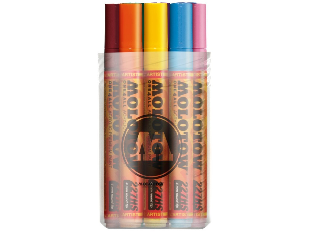 Set Markere Molotow ONE4ALL 227HS Main-Kit, 12 buc