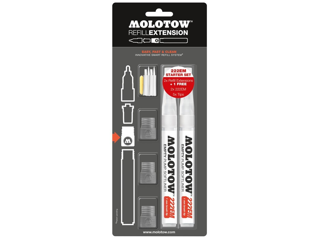 Molotow Refill Extension Softliner Starter Kit