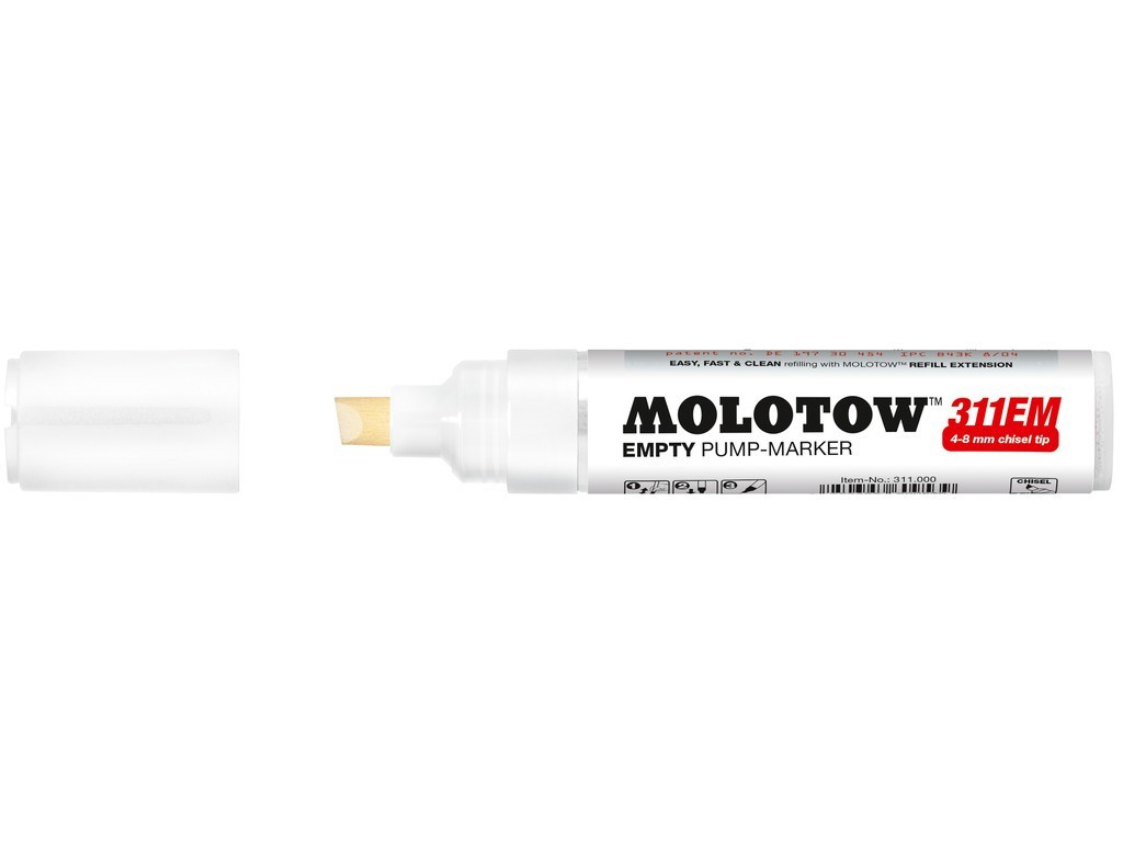 Set Molotow Empty Marker 311EM, 4 - 8 mm