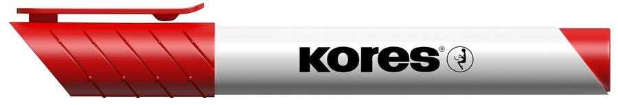 Marker Whiteboard Kores 3 mm Varf Rotund - Rosu