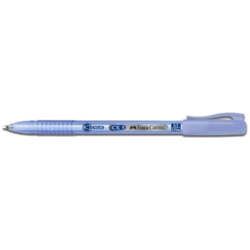 Roller 0.5 mm Semi-Gel Cx5 Faber-Castell - Albastru