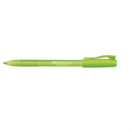 Roller 1 mm Semi-Gel Cx Colour Faber-Castell - Verde Lime