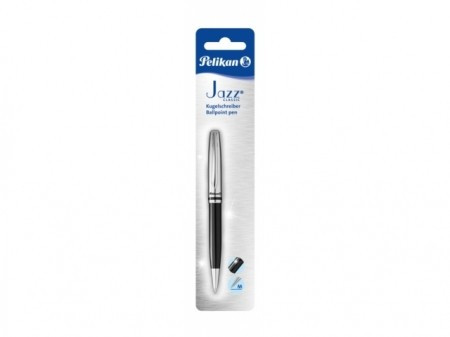 Pix PELIKAN Metal Jazz Classic Negru Mina Albastra Blister