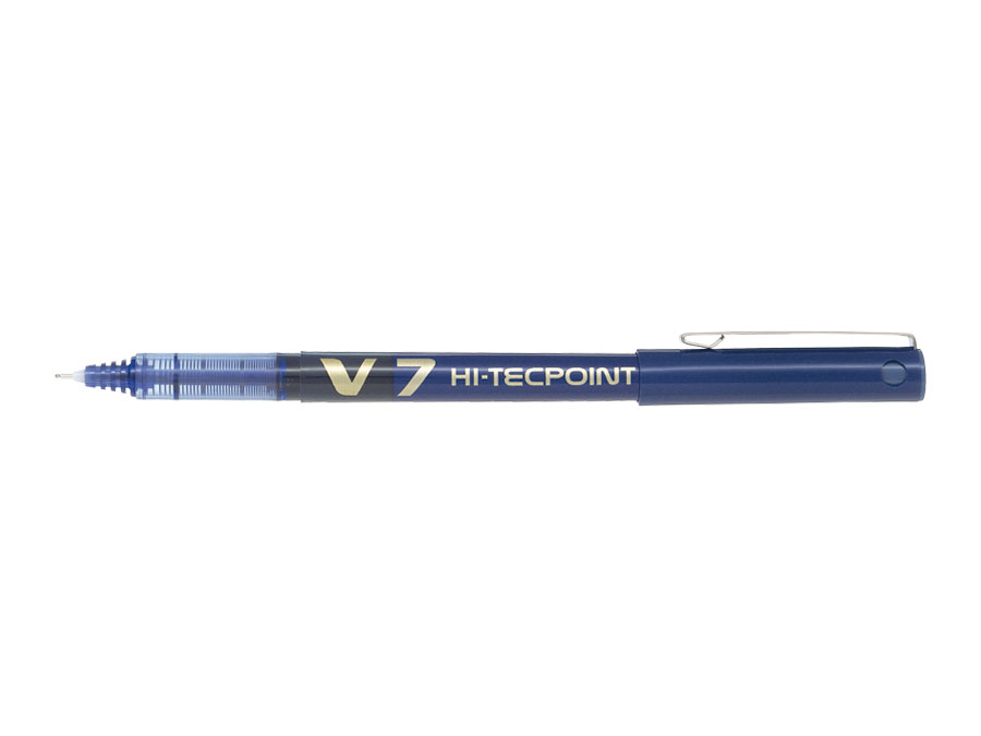 Roller Pilot V7 Hi-Tecpoint, 0.7 mm, albastru