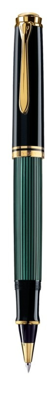 Roller Souveran R600Accesorii Placate Cu Aur Corp Negru-Verde