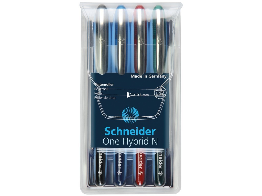 Set Roller Schneider One Hybrid N 03 0.3 mm 4 Culori