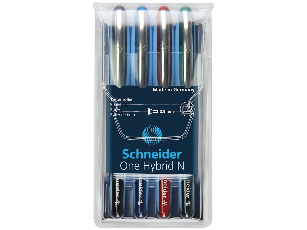 Set Roller Schneider One Hybrid N 05 0.5 mm 4 Culori