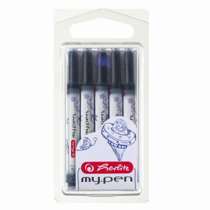 Patroane Universal My.Pen Set 5 Buc/Blister - Albastru