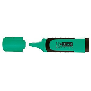 Textmarker D.Rect Cu Grip - Verde