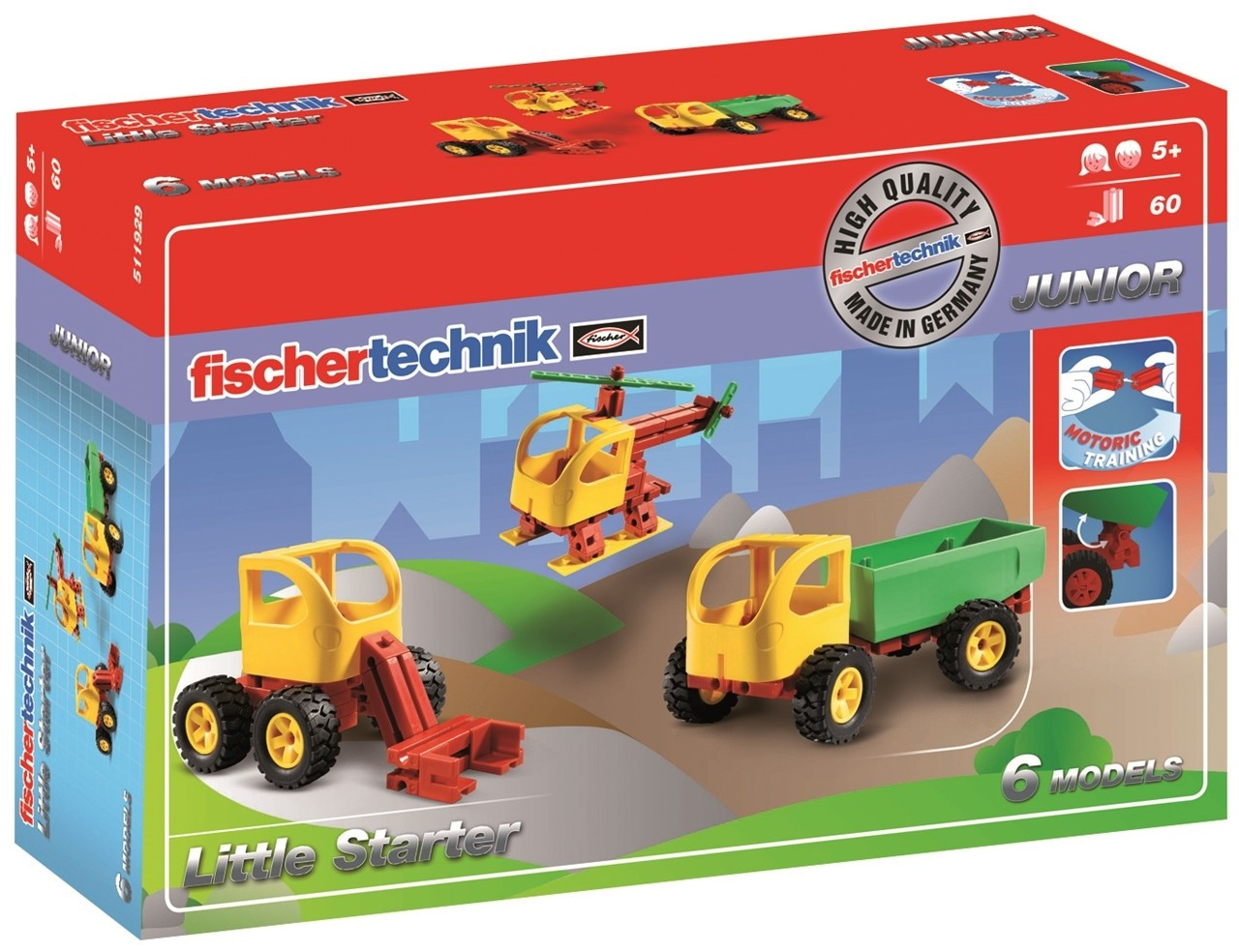 Set Constructie Fischertechnik Junior Little Starter 6 Modele